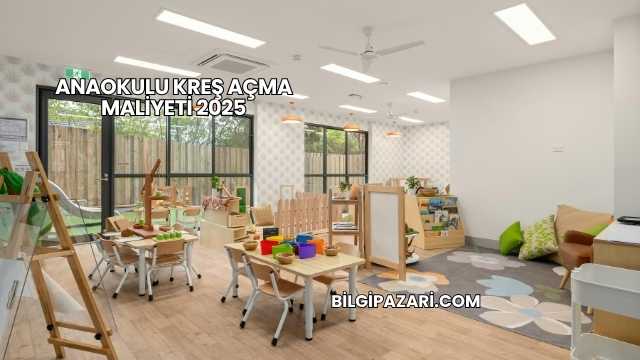 Anaokulu Kreş Açma Maliyeti 2025