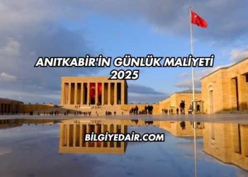 Anıtkabir'in Günlük Maliyeti 2025