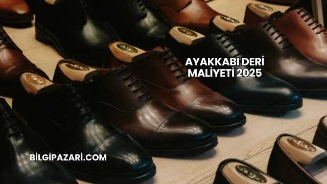Ayakkabı Deri Maliyeti 2025