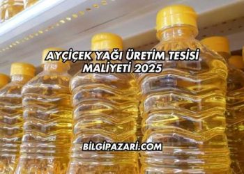 Ayçiçek Yağı Üretim Tesisi Maliyeti 2025