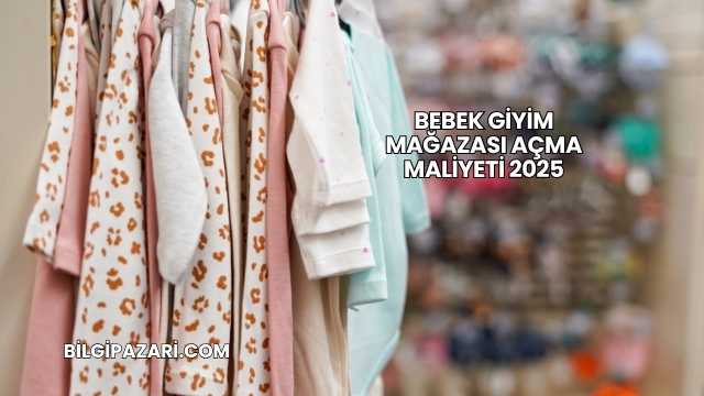 Bebek Giyim Mağazası Açma Maliyeti 2025