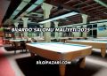 Bilardo Salonu Maliyeti 2025