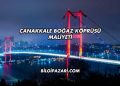 Çanakkale Boğaz Köprüsü Maliyeti