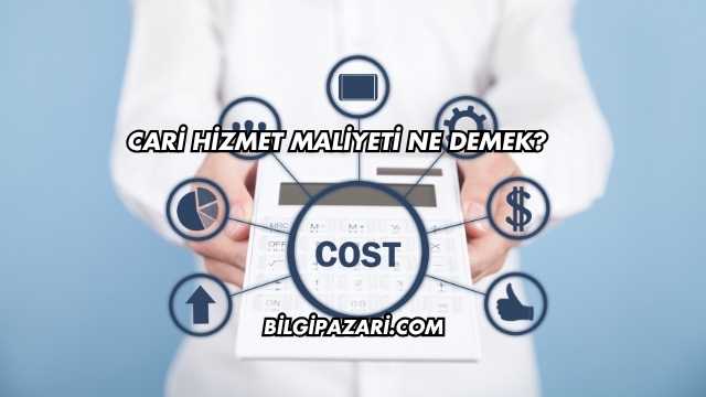 Cari Hizmet Maliyeti Ne Demek?