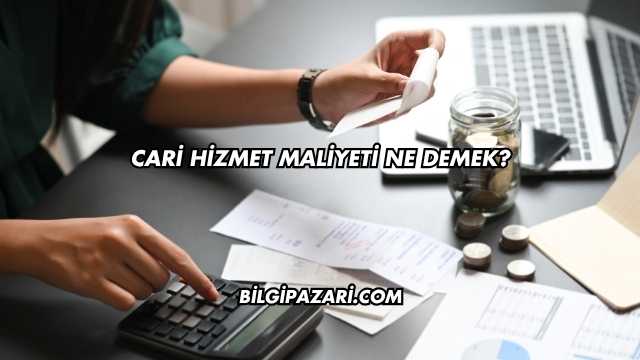 Cari Hizmet Maliyeti Ne Demek?