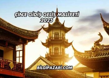 Çin'e Gidiş Geliş Maliyeti 2025
