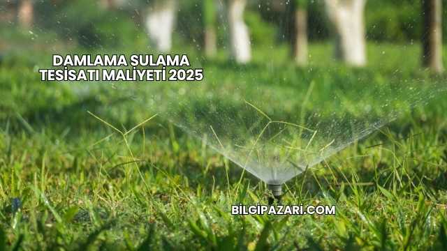 Damlama Sulama Tesisatı Maliyeti 2025
