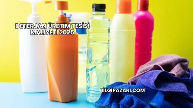 Deterjan Üretim Tesisi Maliyeti 2025