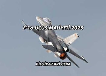 F-16 Uçuş Maliyeti 2025