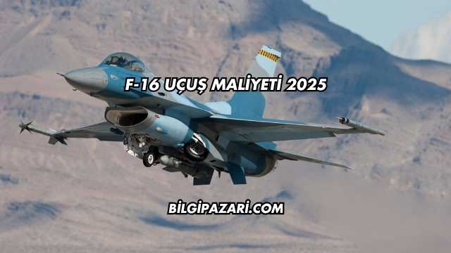 F-16 Uçuş Maliyeti 2025