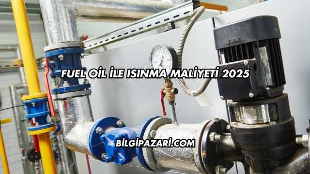 Fuel Oil ile Isınma Maliyeti 2025