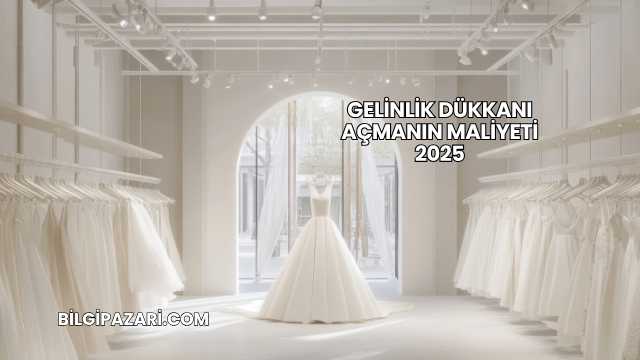 Gelinlik Dükkanı Açmanın Maliyeti 2025