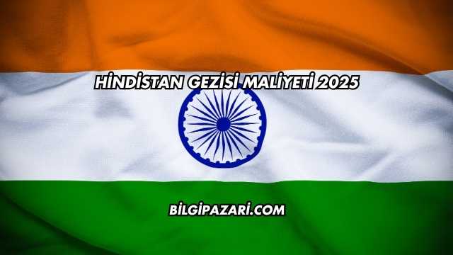 Hindistan Gezisi Maliyeti 2025