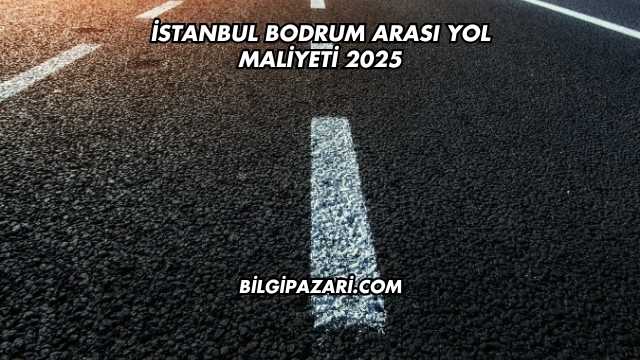İstanbul Bodrum Arası Yol Maliyeti 2025