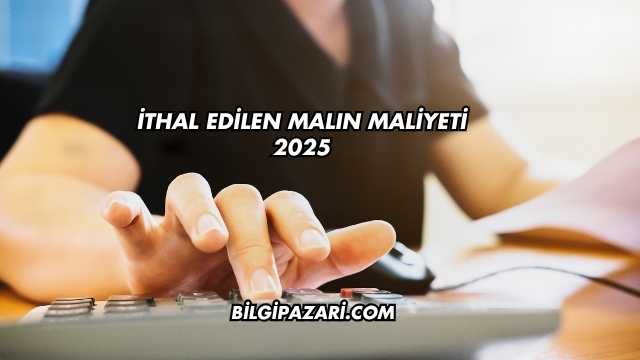 İthal Edilen Malın Maliyeti 2025