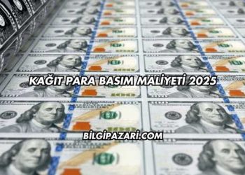 Kağıt Para Basım Maliyeti 2025