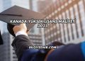 Kanada Yüksek Lisans Maliyeti 2025