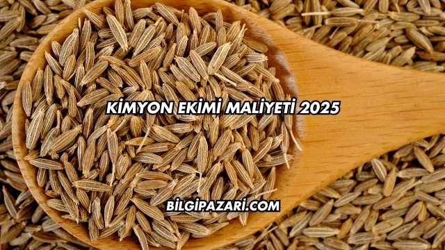 Kimyon Ekimi Maliyeti 2025