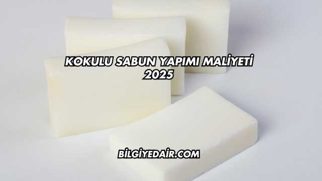 Kokulu Sabun Yapımı Maliyeti 2025