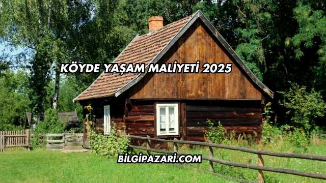 Köyde Yaşam Maliyeti 2025
