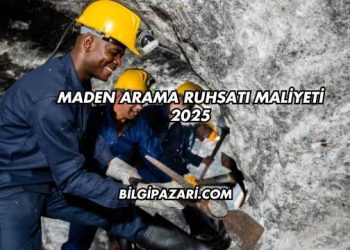 Maden Arama Ruhsatı Maliyeti 2025