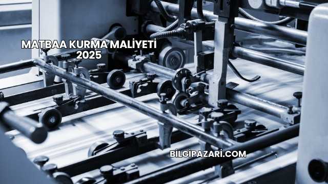 Matbaa Kurma Maliyeti 2025