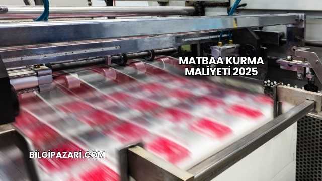 Matbaa Kurma Maliyeti 2025
