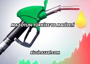Mazotun Türkiye'ye Maliyeti