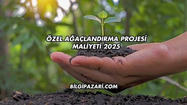 Özel Ağaçlandırma Projesi Maliyeti 2025