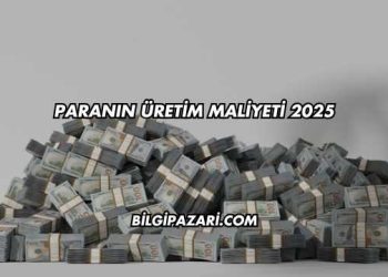 Paranın Üretim Maliyeti 2025