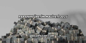 Paranın Üretim Maliyeti 2025