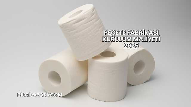 Peçete Fabrikası Kurulum Maliyeti 2025