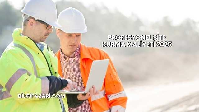 Profesyonel Site Kurma Maliyeti 2025