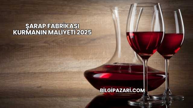Şarap Fabrikası Kurmanın Maliyeti 2025