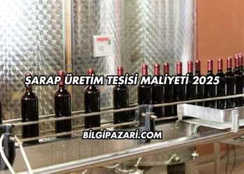 Şarap Üretim Tesisi Maliyeti 2025