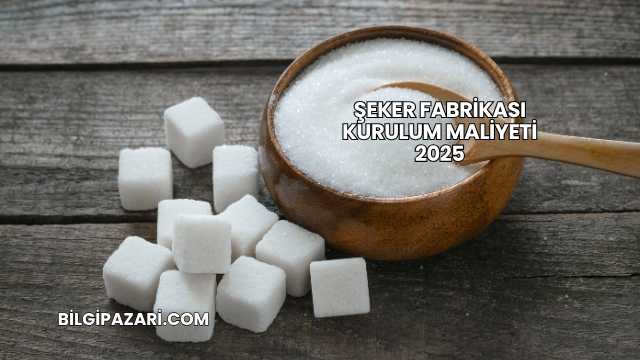 Şeker Fabrikası Kurulum Maliyeti 2025