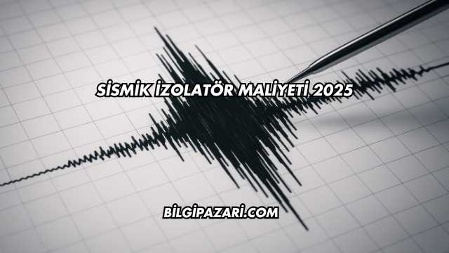 Sismik İzolatör Maliyeti 2025