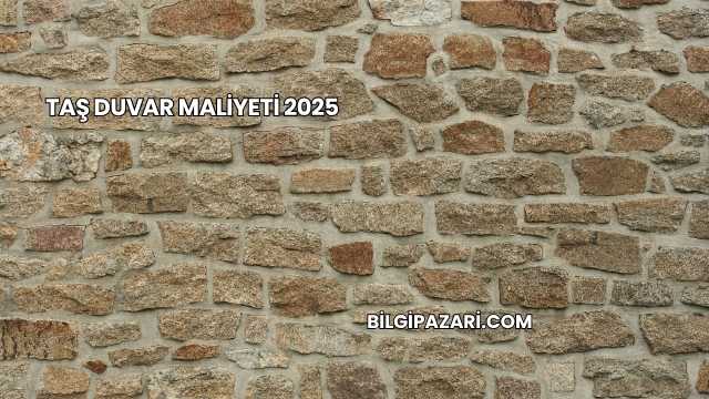 Taş Duvar Maliyeti 2025