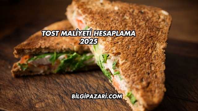 Tost Maliyeti Hesaplama 2025