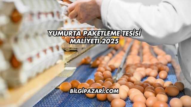 Yumurta Paketleme Tesisi Maliyeti 2025