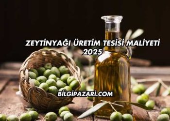 Zeytinyağı Üretim Tesisi Maliyeti 2025
