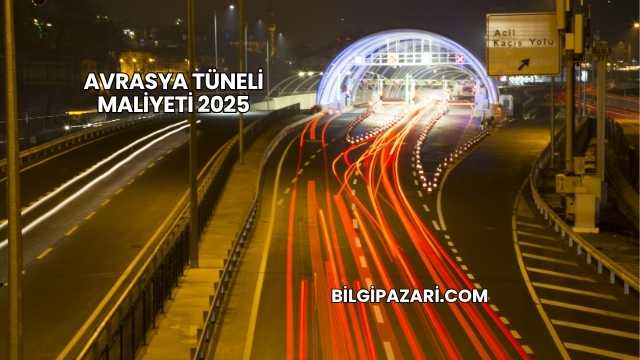 Avrasya Tüneli Maliyeti 2025