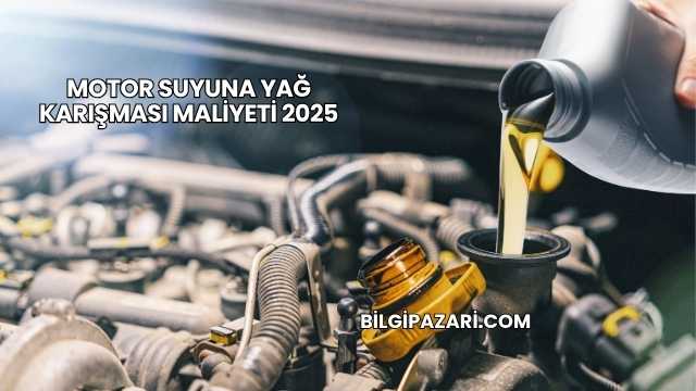 Motor Suyuna Yağ Karışması Maliyeti 2025