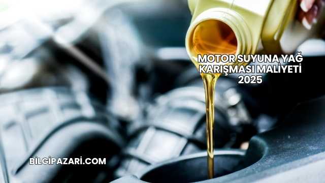 Motor Suyuna Yağ Karışması Maliyeti 2025